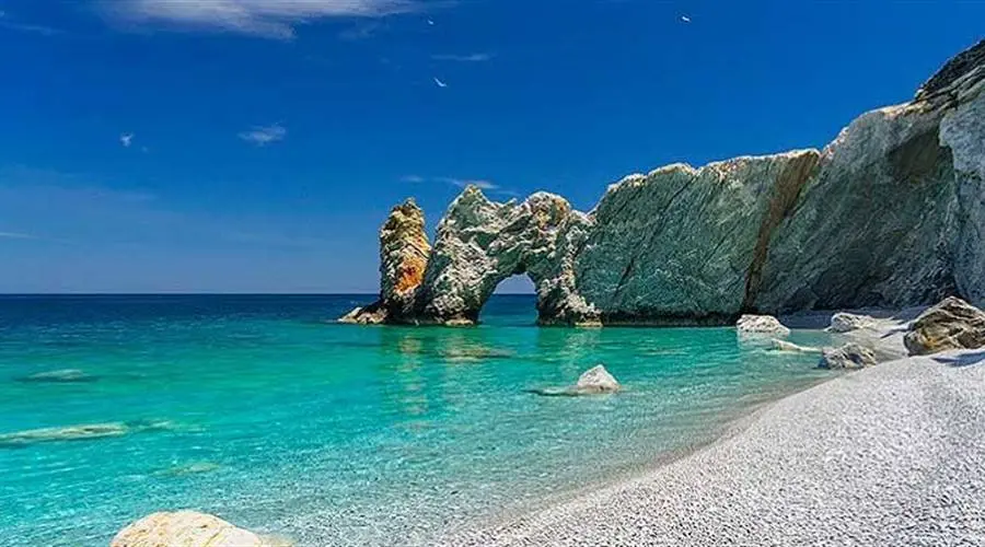 Praia Lalaria em Skiathos